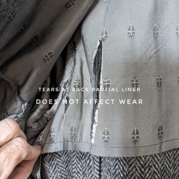 Vintage Eddie Bauer Harris Tweed Sport Coat Blazer Jacket 42 Long - Picture 10 of 13